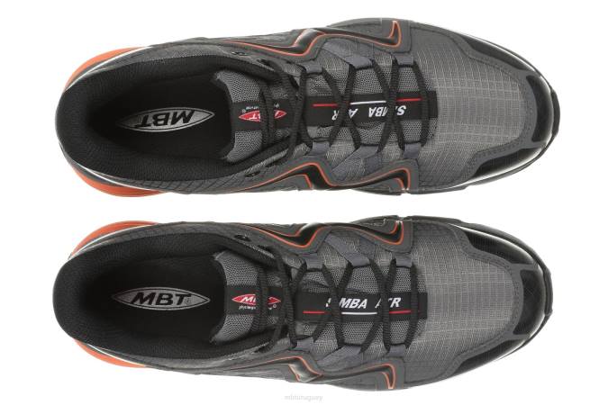 MBT N6ZJ196 zapatos para correr carbón/naranja mujer simba atr