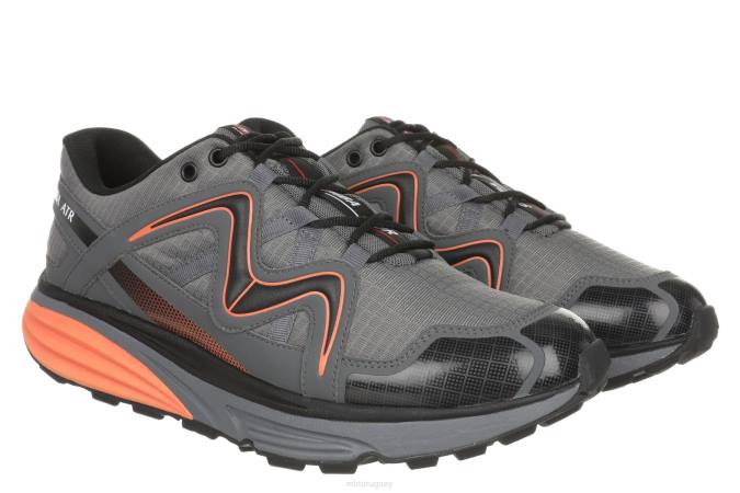 MBT N6ZJ196 zapatos para correr carbón/naranja mujer simba atr