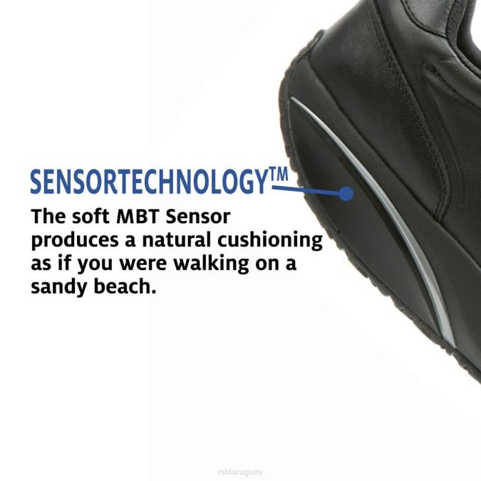 MBT N6ZJ211 zapatos para correr cuero negro mujer 1997