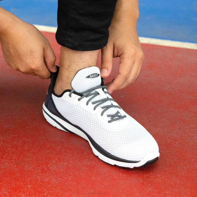 MBT N6ZJ98 zapatos para correr blanco negro mujer gadí